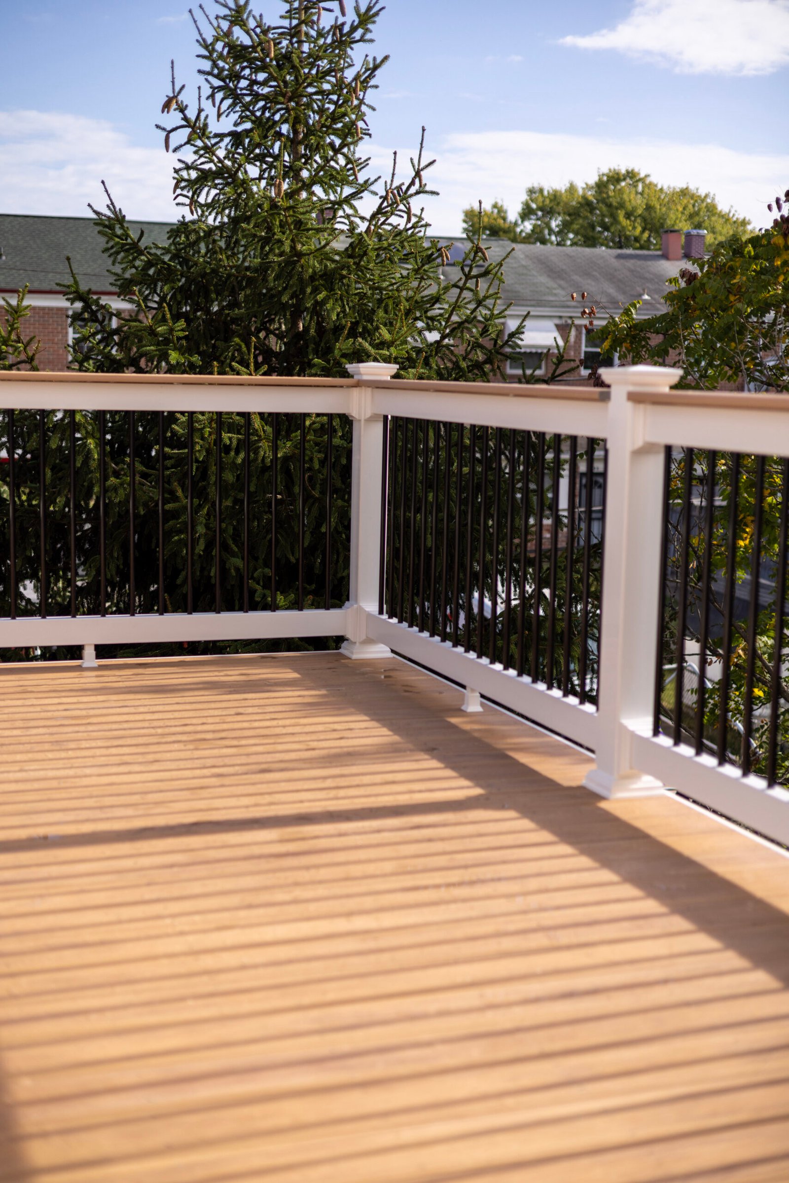 Professional installation of custom composite deck Installation in Baltimore County